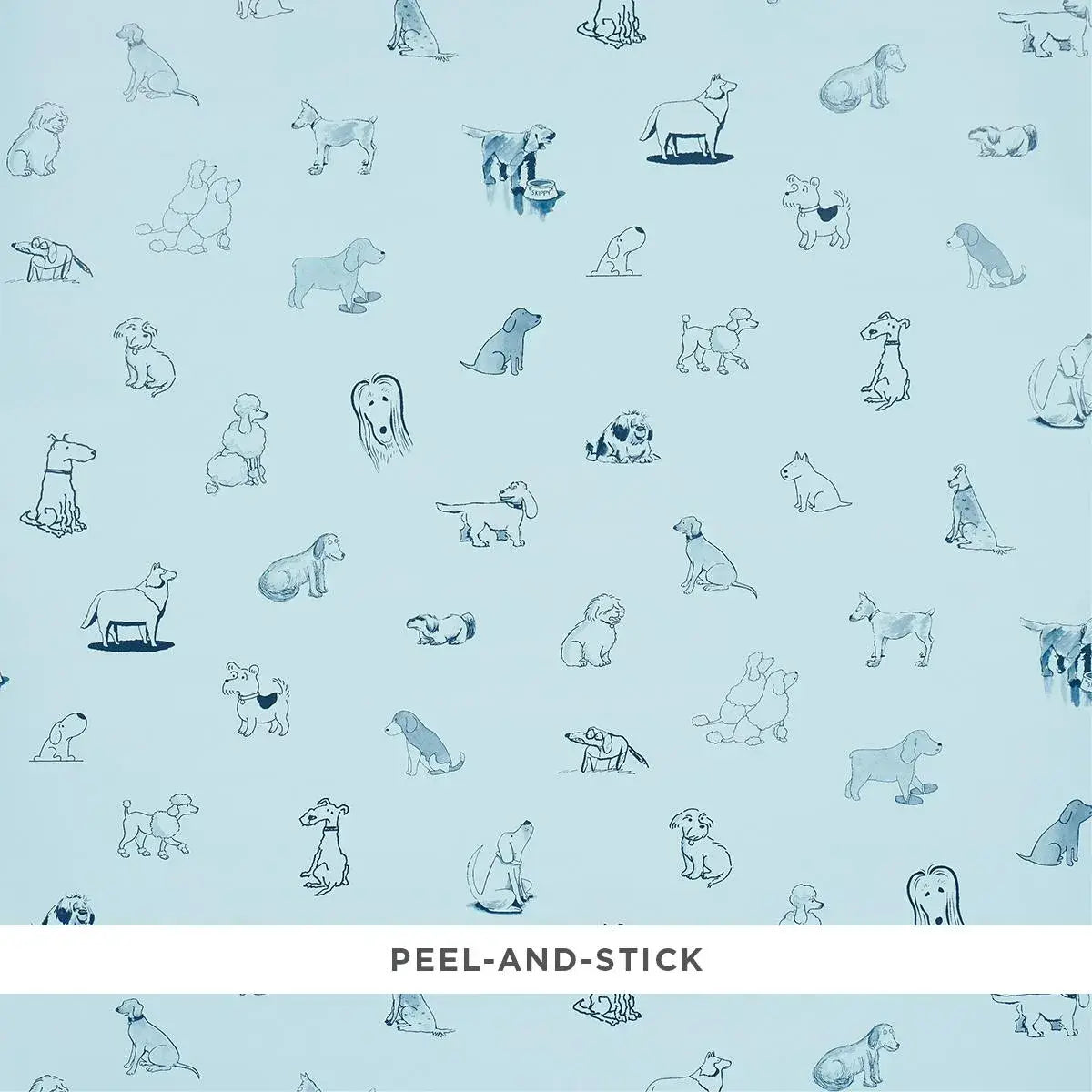 Schumacher Good Dogs Everywhere Peel & Stick Wallpaper