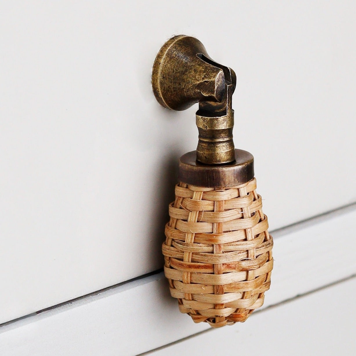 Rattan Drop Knob