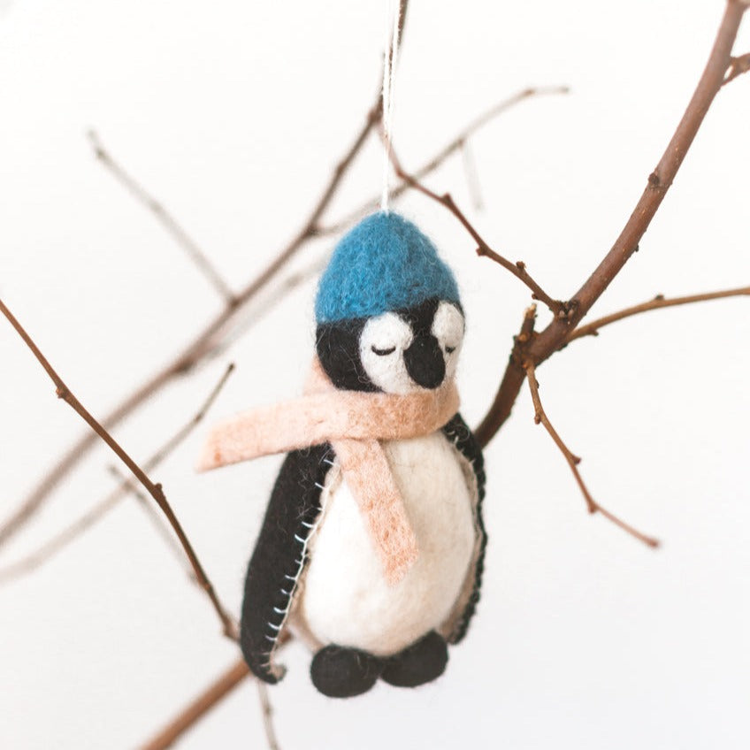 Penguin Felt Ornament