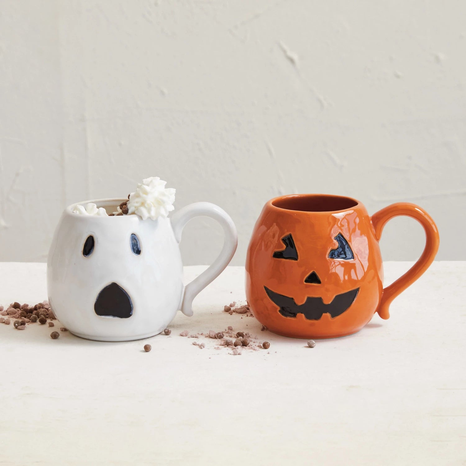 Halloween Debossed Stoneware Mug