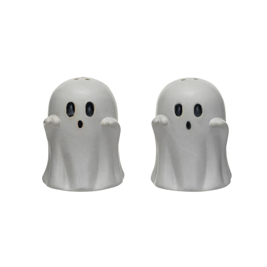 Halloween Ghost Salt & Pepper Shaker Set