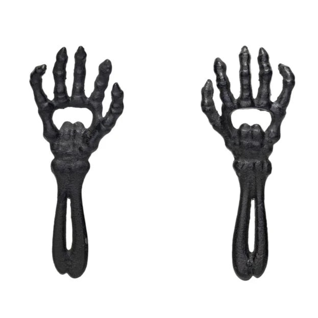 Cast Iron Skeleton Arm Bottle Opener