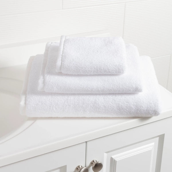 Pine Cone Hill Signature Banded White/White Towel