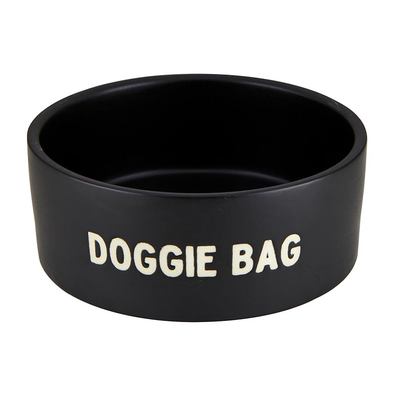 Santa Barbara J2555 Ceramic Pet Bowl Doggie Bag, Size: 2.5