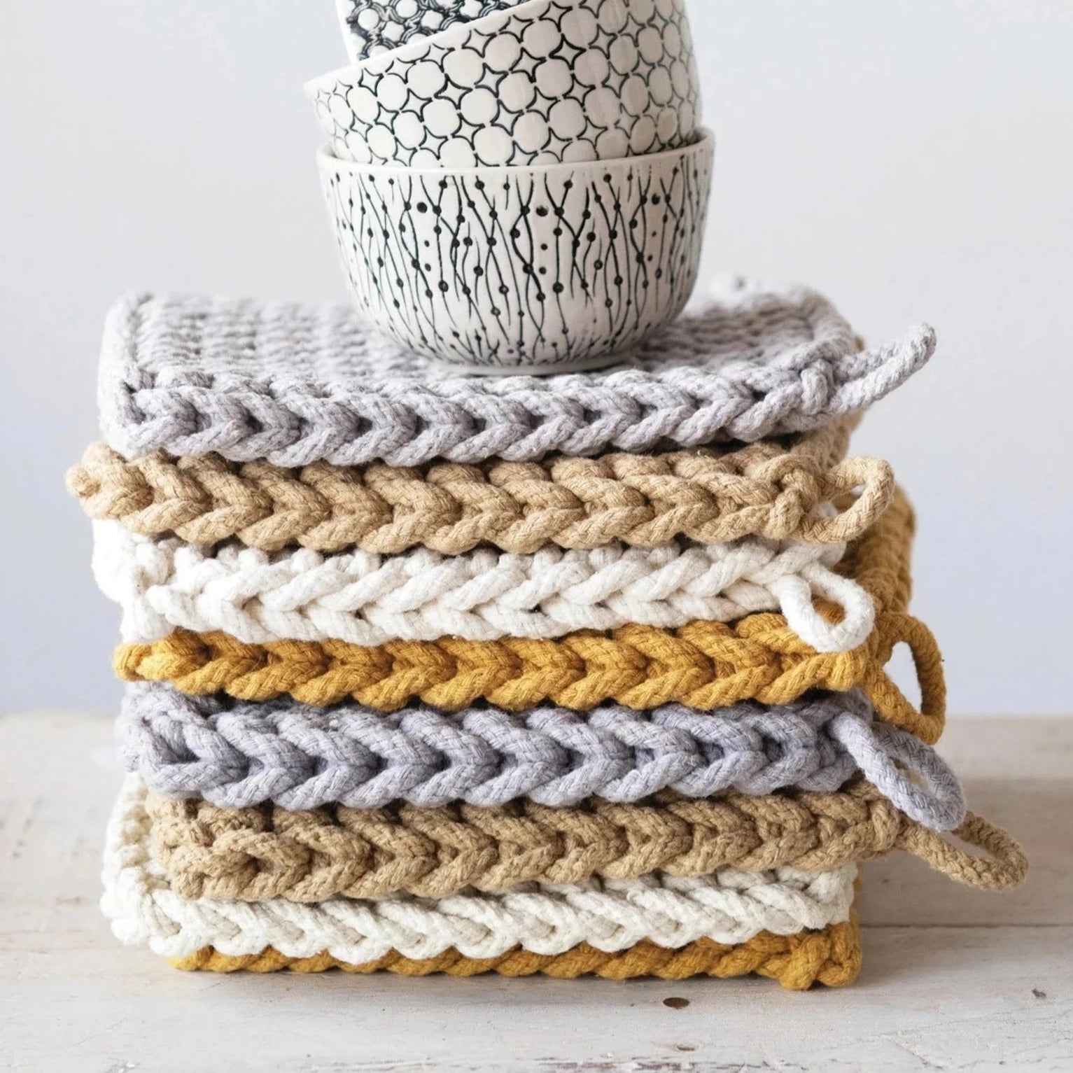 Farmhouse Crocheted Pot Holder