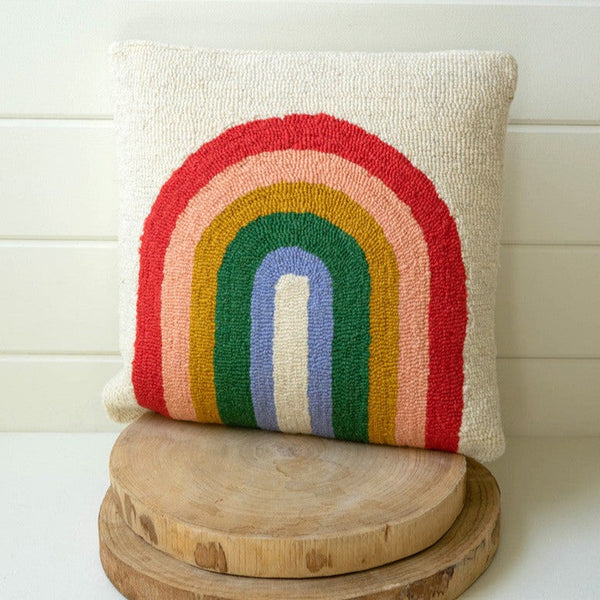 Rainbow discount accent pillow