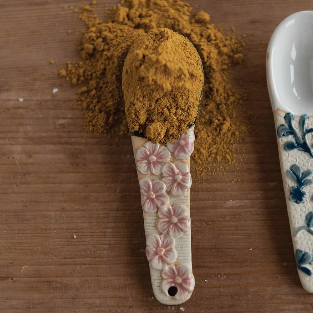 Hand Painted Stoneware Spoon