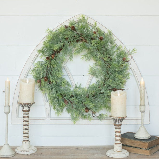 Ice Pine Wreath