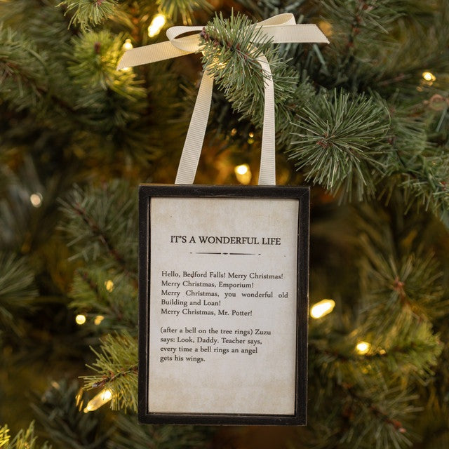 It’s A Wonderful Life Ornament