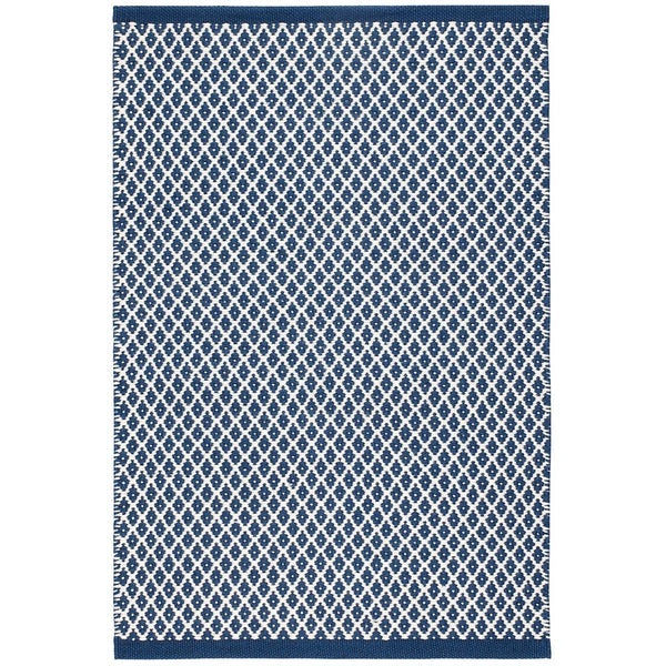 Coastal Blue Handwoven Indoor/Outdoor Rug