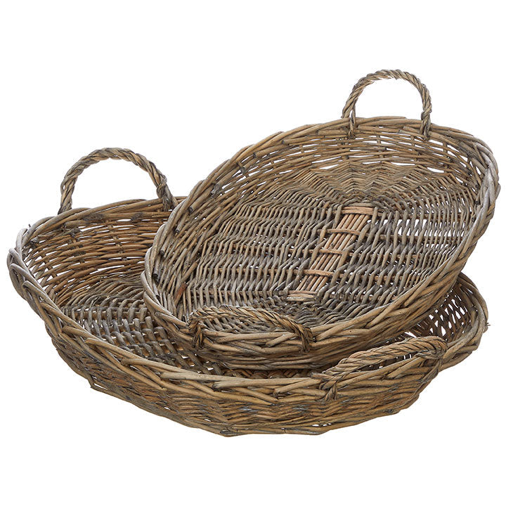 Oval Natural Basket Tray