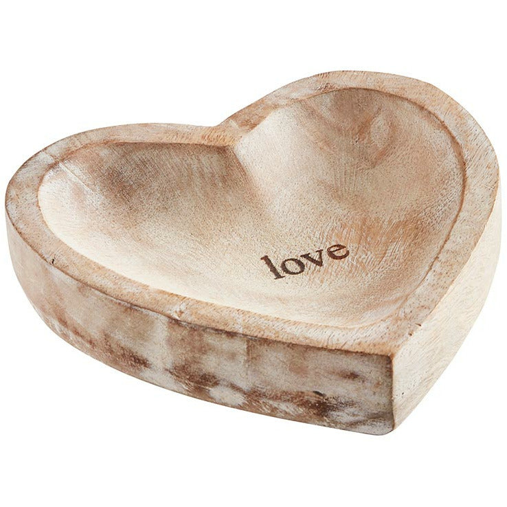Reclaimed Wood Heart Tray